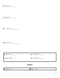 4th Grade Summer Math Work, Page 14