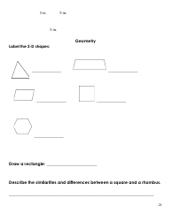 4th Grade Summer Math Work, Page 21
