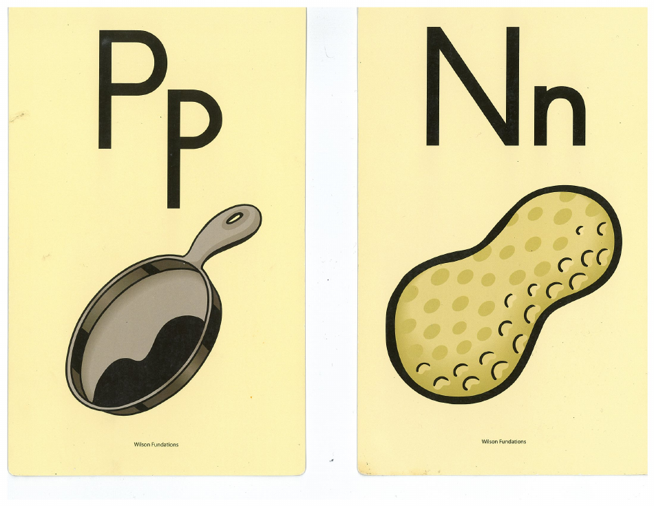 English Vowels and Consonants Flashcards, Page 9