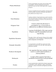 Biology Terms Flashcards, Page 13