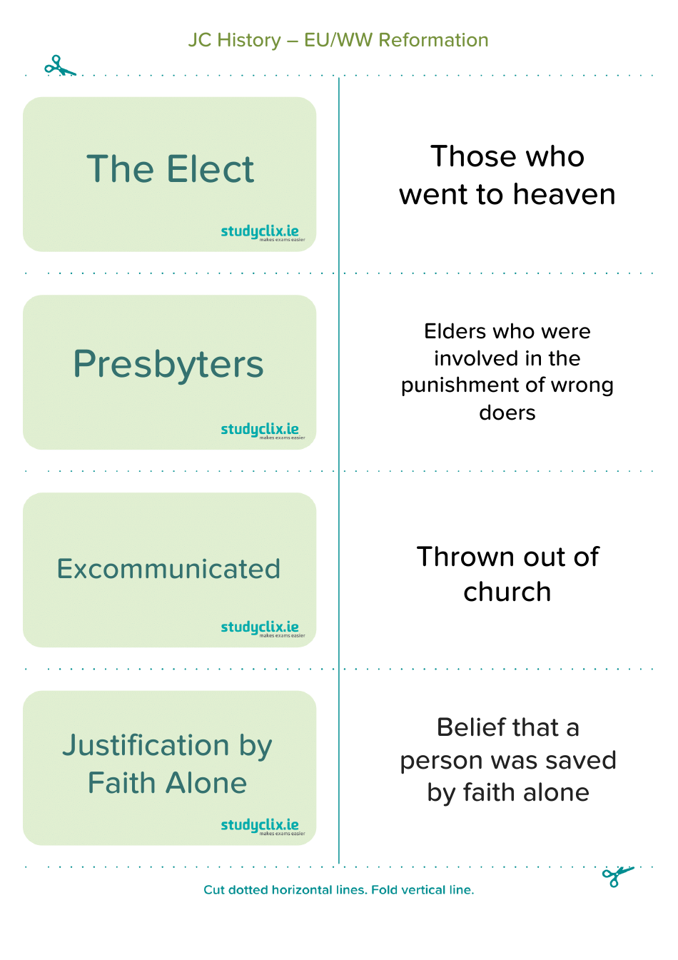 History Flashcards - Reformation, Page 4