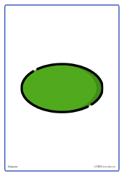 Document preview: Oval Shape Flashcard