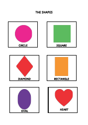 Document preview: Shapes Flashcards