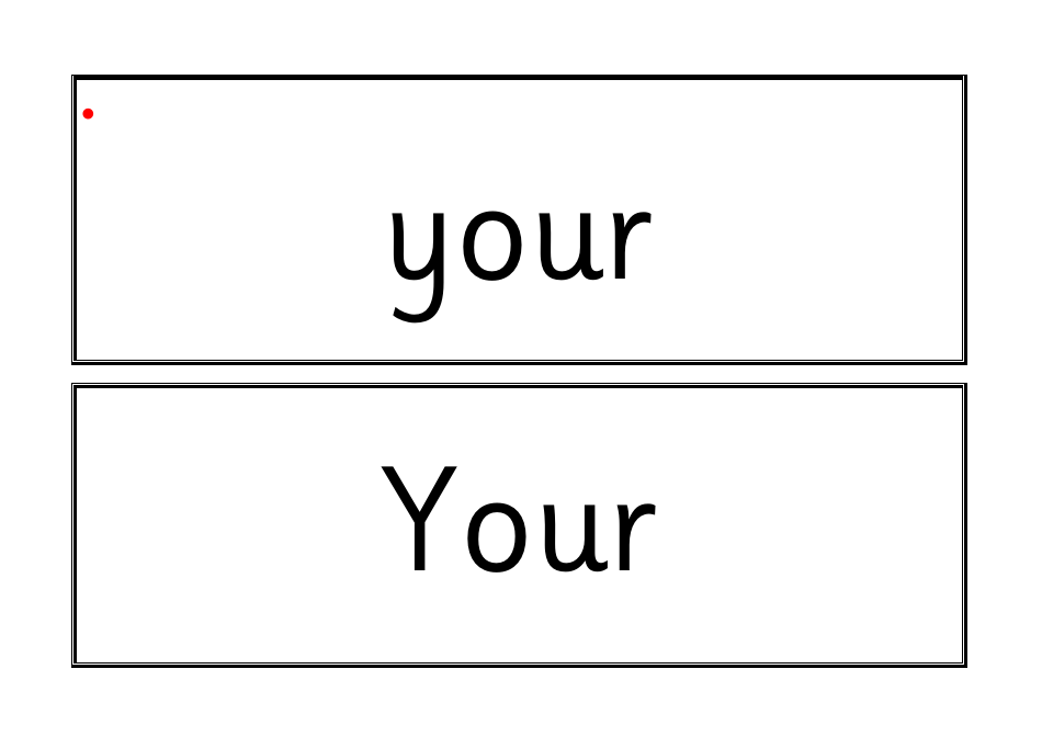 English Words Flashcards - Home and School, Page 13
