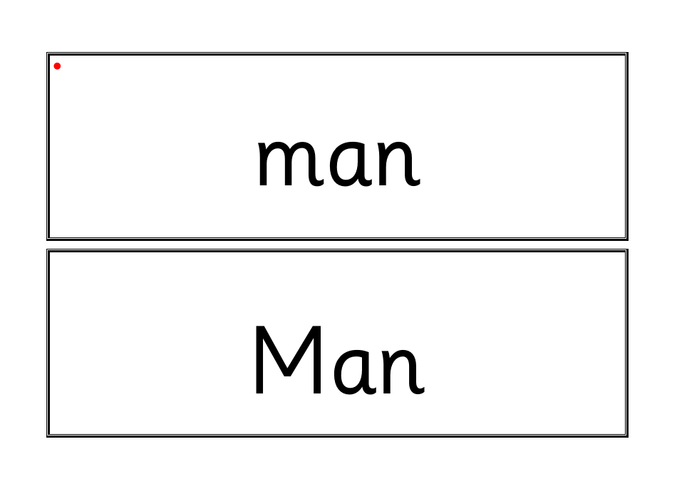 English Words Flashcards - Home and School, Page 20