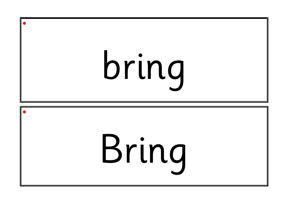 English Words Flashcards - Home and School, Page 25