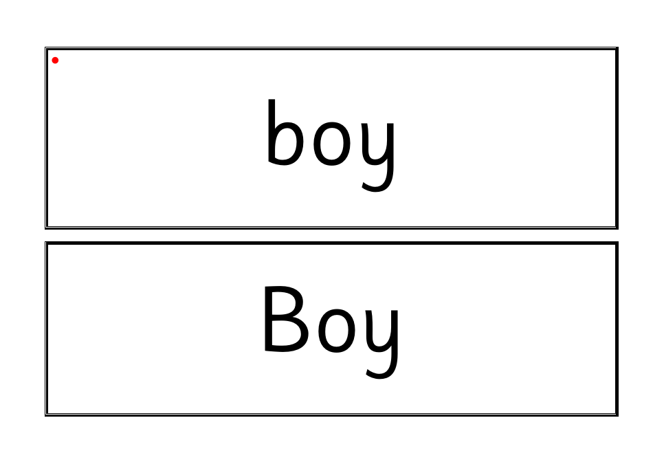English Words Flashcards - Home and School, Page 4