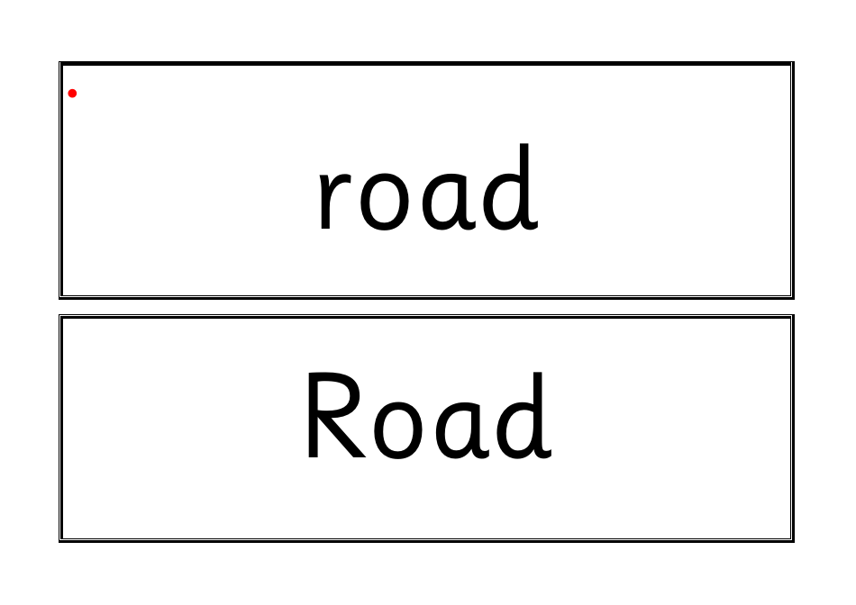 English Words Flashcards - Home and School, Page 6