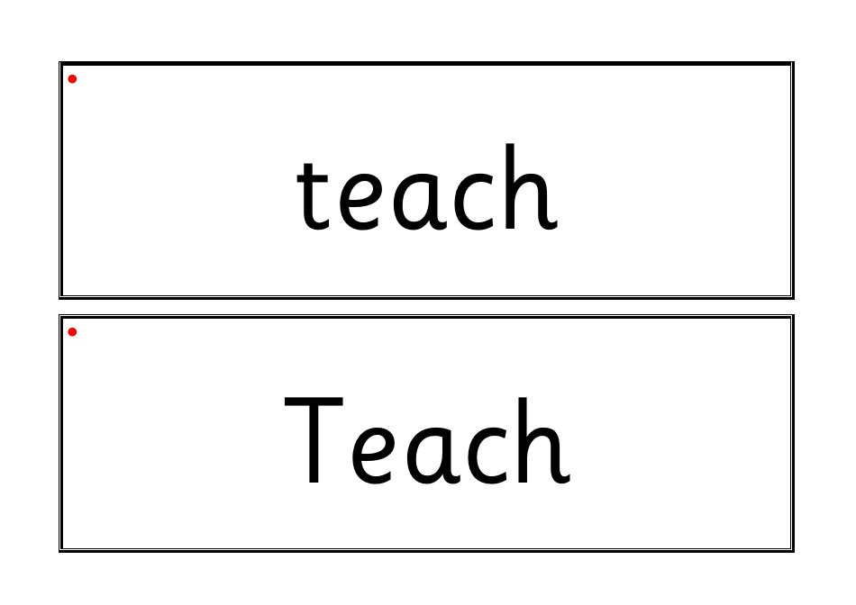 English Words Flashcards - Home and School, Page 7