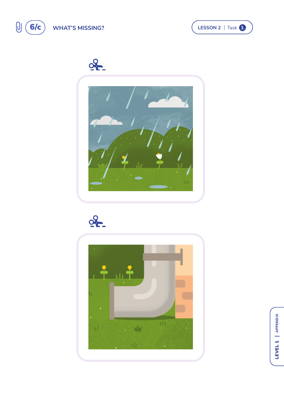 Nature, Time and Weather, Directions Lessons - Itsy Bitsy Spider, Page 24