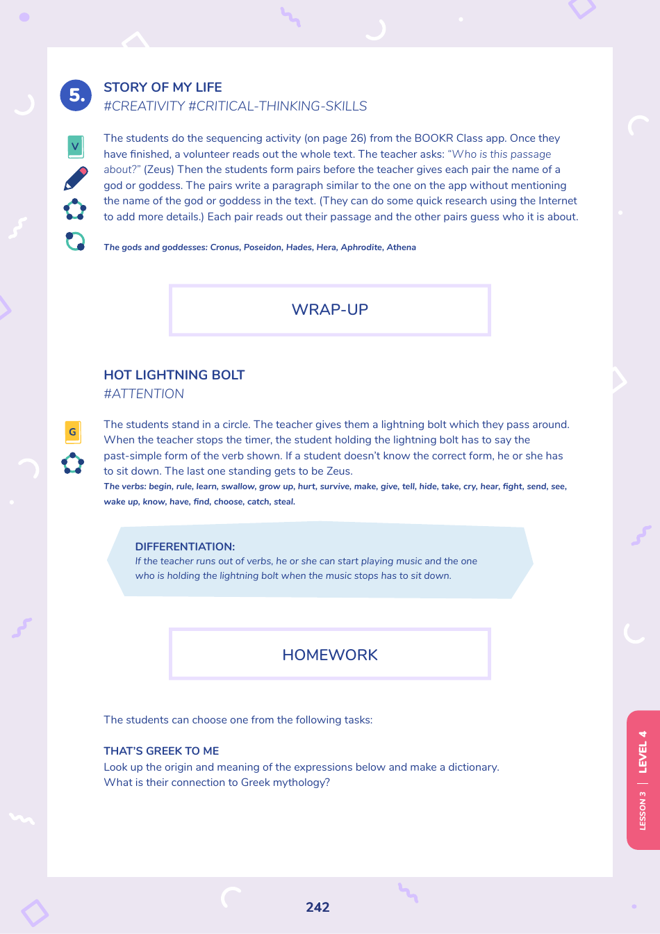 Nature, Time and Weather, Directions Lessons - Itsy Bitsy Spider, Page 39