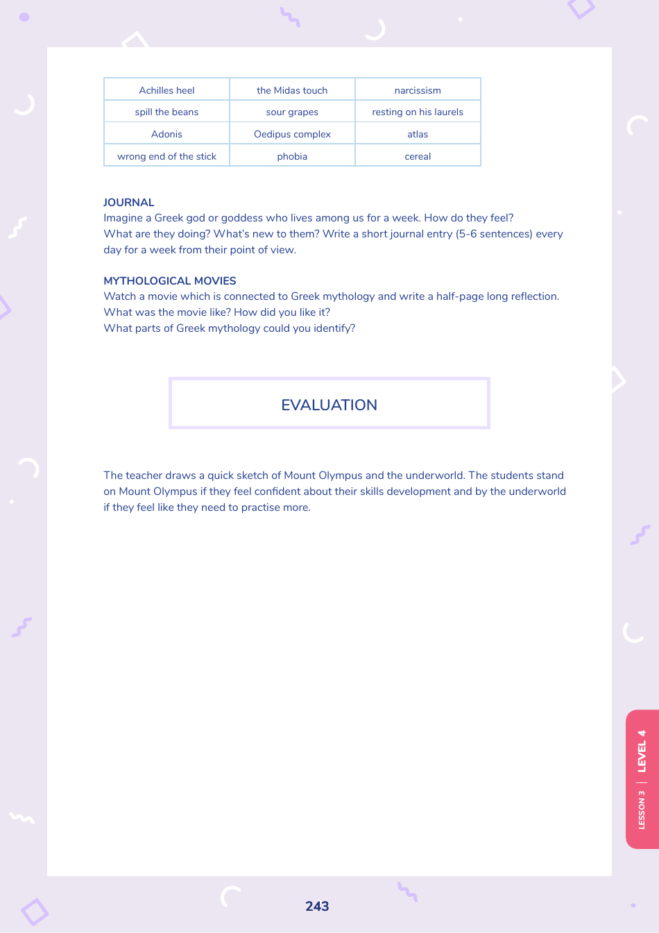 Nature, Time and Weather, Directions Lessons - Itsy Bitsy Spider, Page 40