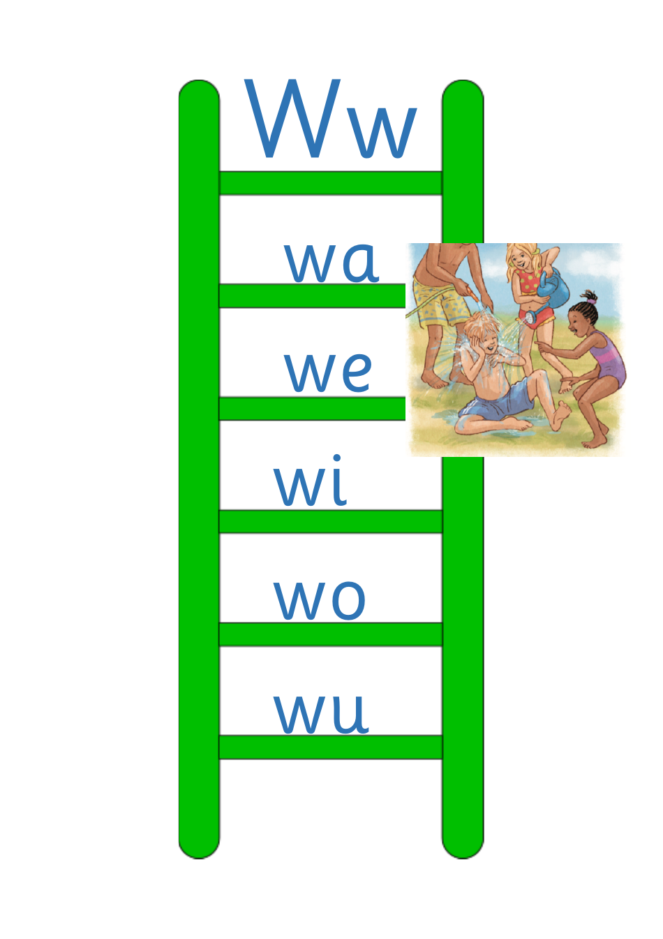 Vowels Blend Ladder Flashcards, Page 18