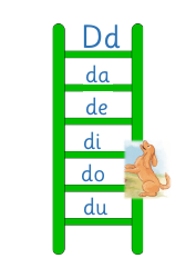 Vowels Blend Ladder Flashcards, Page 4
