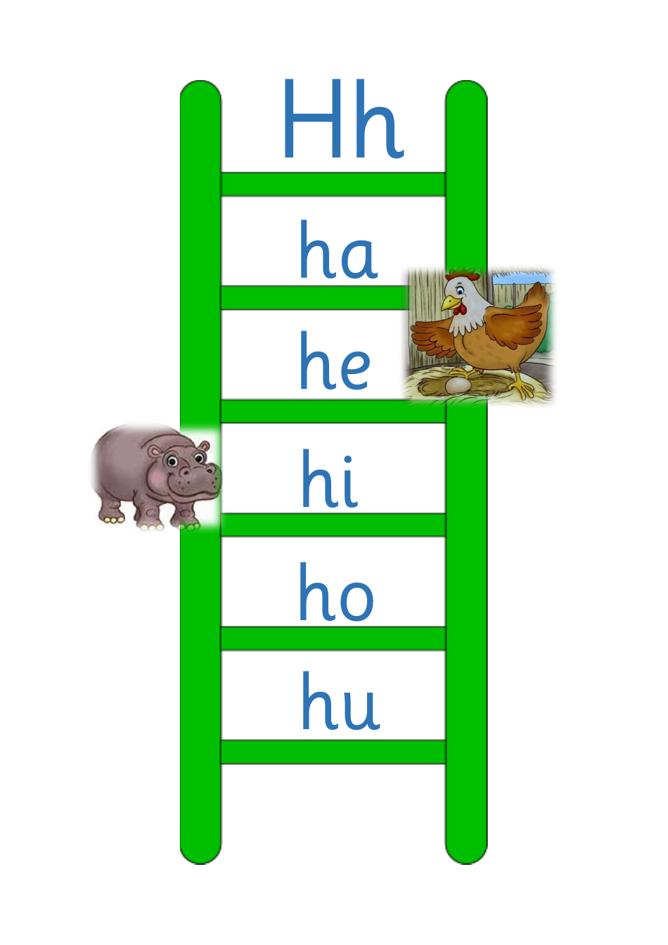 Vowels Blend Ladder Flashcards, Page 7