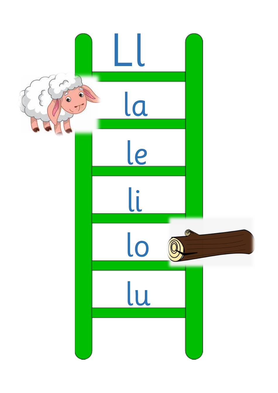 Vowels Blend Ladder Flashcards, Page 9
