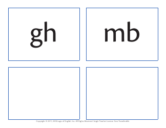 Advanced Phonogram Flash Cards - Logic of English, Page 5