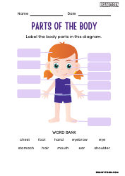 Body Parts Flashcards for Speech Therapy, Page 6