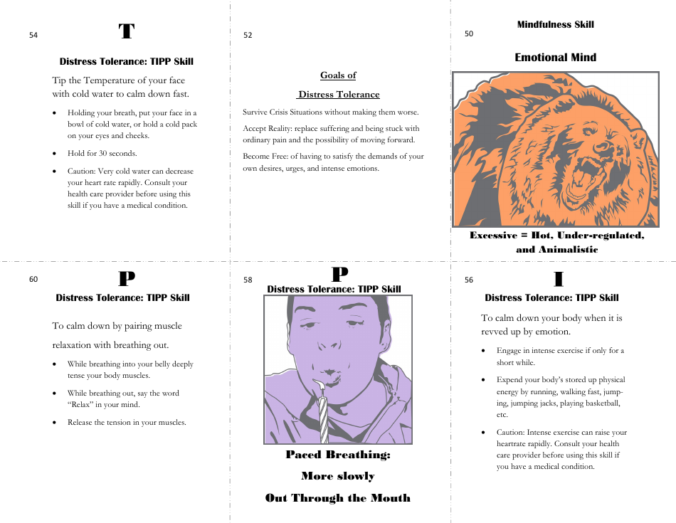 Dialectical Behavior Therapy Flash Cards, Page 12