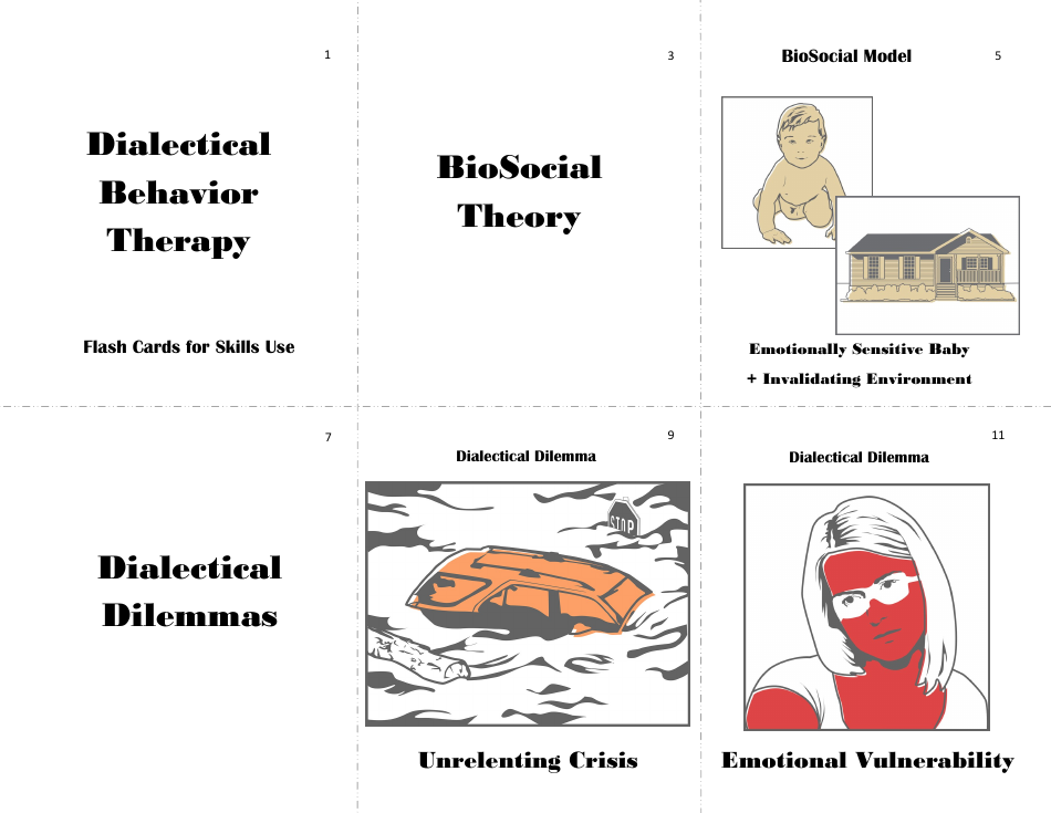 Dialectical Behavior Therapy Flash Cards, Page 3