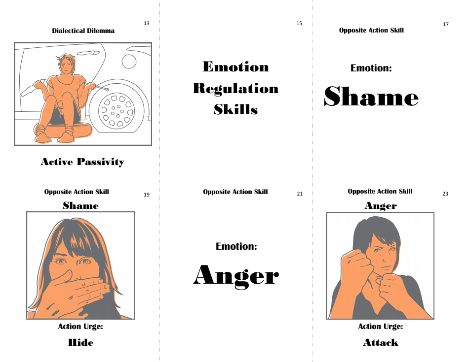 Dialectical Behavior Therapy Flash Cards, Page 5