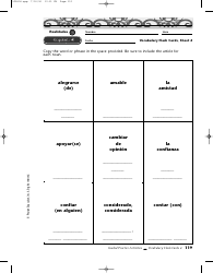 Spanish Vocabulary Flash Cards - Pearson Education, Page 2