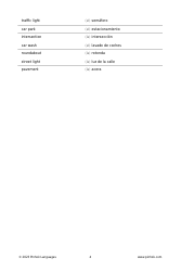 Spanish Vocabulary List - Transportation, Page 4