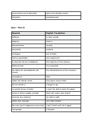 Spanish Vocabuary Flashcards, Page 24