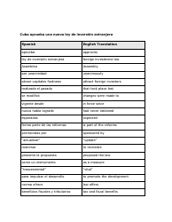 Spanish Vocabuary Flashcards, Page 5