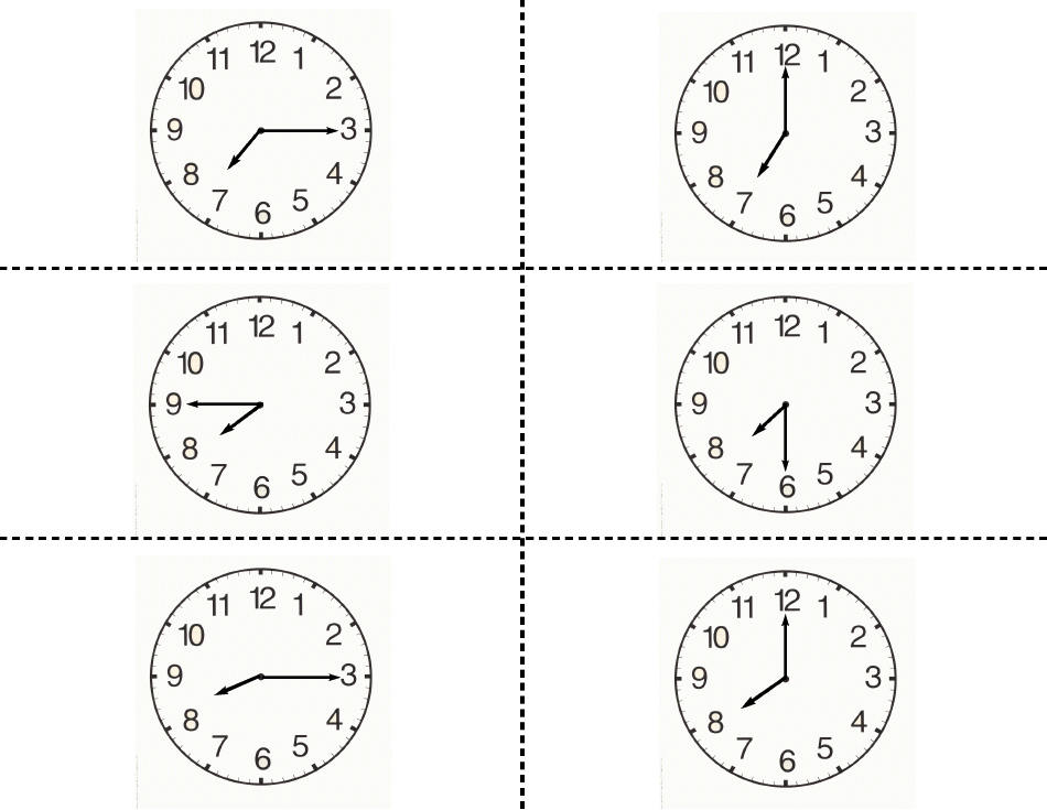 Time Flashcards, Page 11