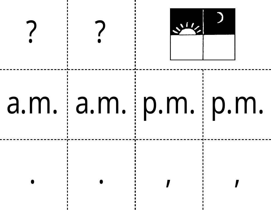 Time Flashcards, Page 20