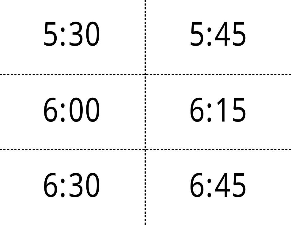 Time Flashcards, Page 8