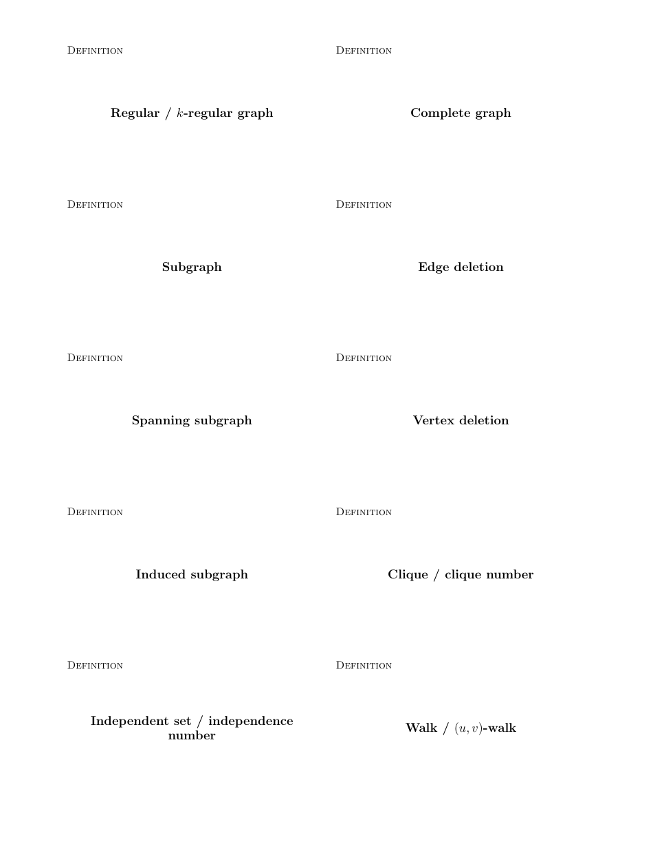 Math Flashcards - Graphs, Page 3