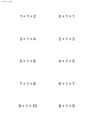 Math Flashcard Templates - Addition, Page 3
