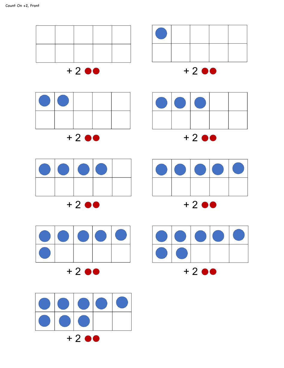 Math Flashcard Templates - Addition, Page 4