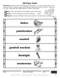 Sh Sound Worksheet - Super Duper Publications, Page 13