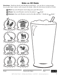 Sh Sound Worksheet - Super Duper Publications, Page 3