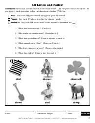 Sh Sound Worksheet - Super Duper Publications, Page 5