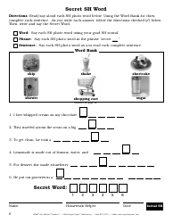 Sh Sound Worksheet - Super Duper Publications, Page 6