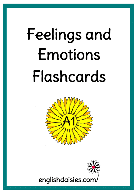Feelings and Emotions Flashcards Download Pdf