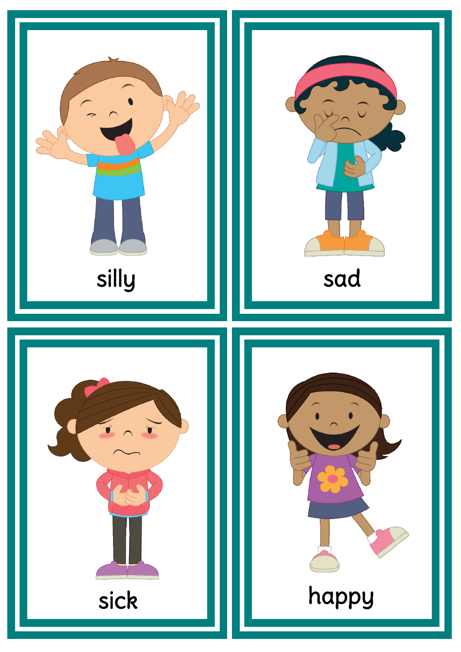 Feelings and Emotions Flashcards, Page 4