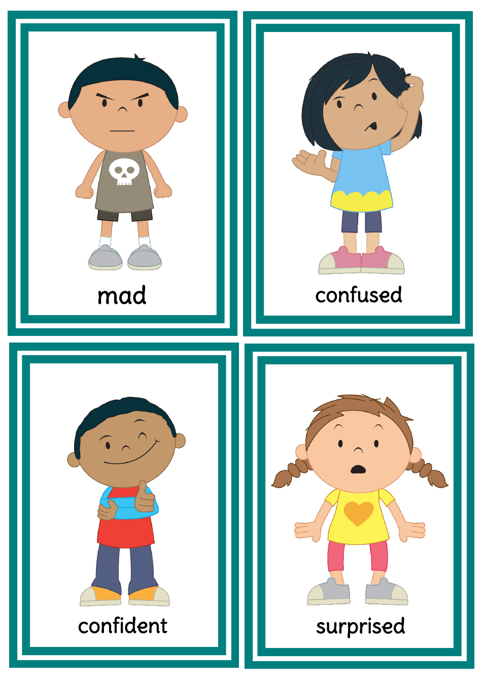 Feelings and Emotions Flashcards, Page 5