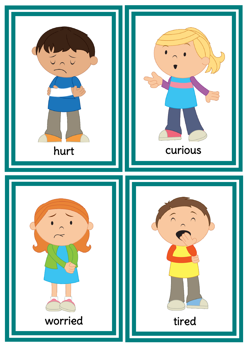 Feelings and Emotions Flashcards, Page 6