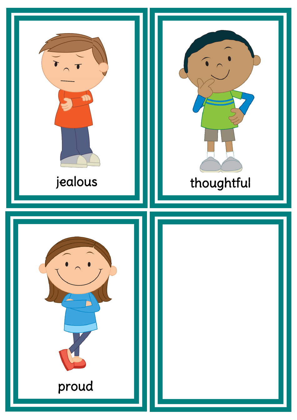 Feelings and Emotions Flashcards, Page 8