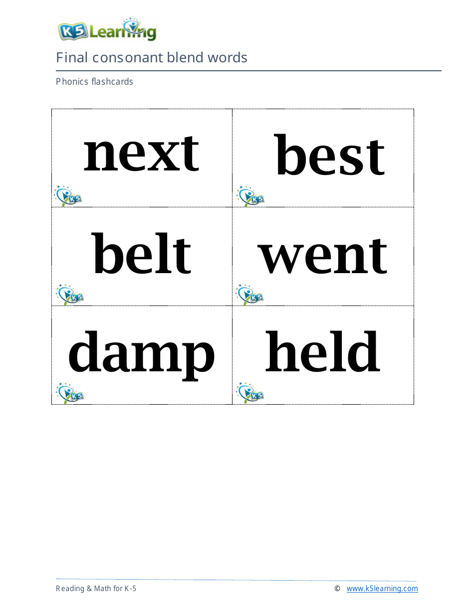 Phonics Flashcards - Tricky Words, Page 17