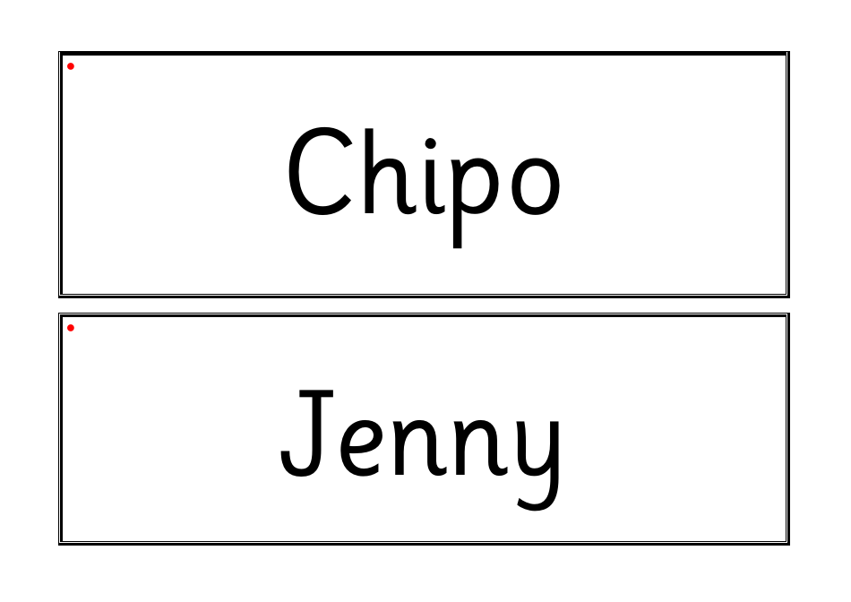 Words Flashcards - Friends, Page 5