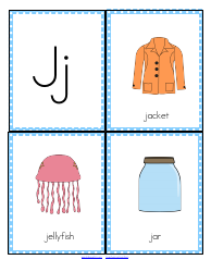 Initial Sounds Alphabet Flashcards, Page 11