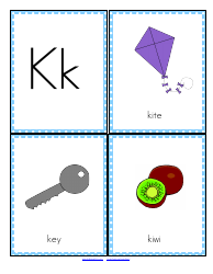Initial Sounds Alphabet Flashcards, Page 12