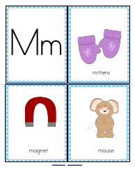 Initial Sounds Alphabet Flashcards, Page 14