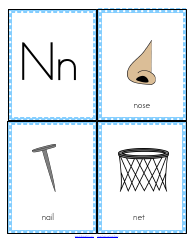 Initial Sounds Alphabet Flashcards, Page 15